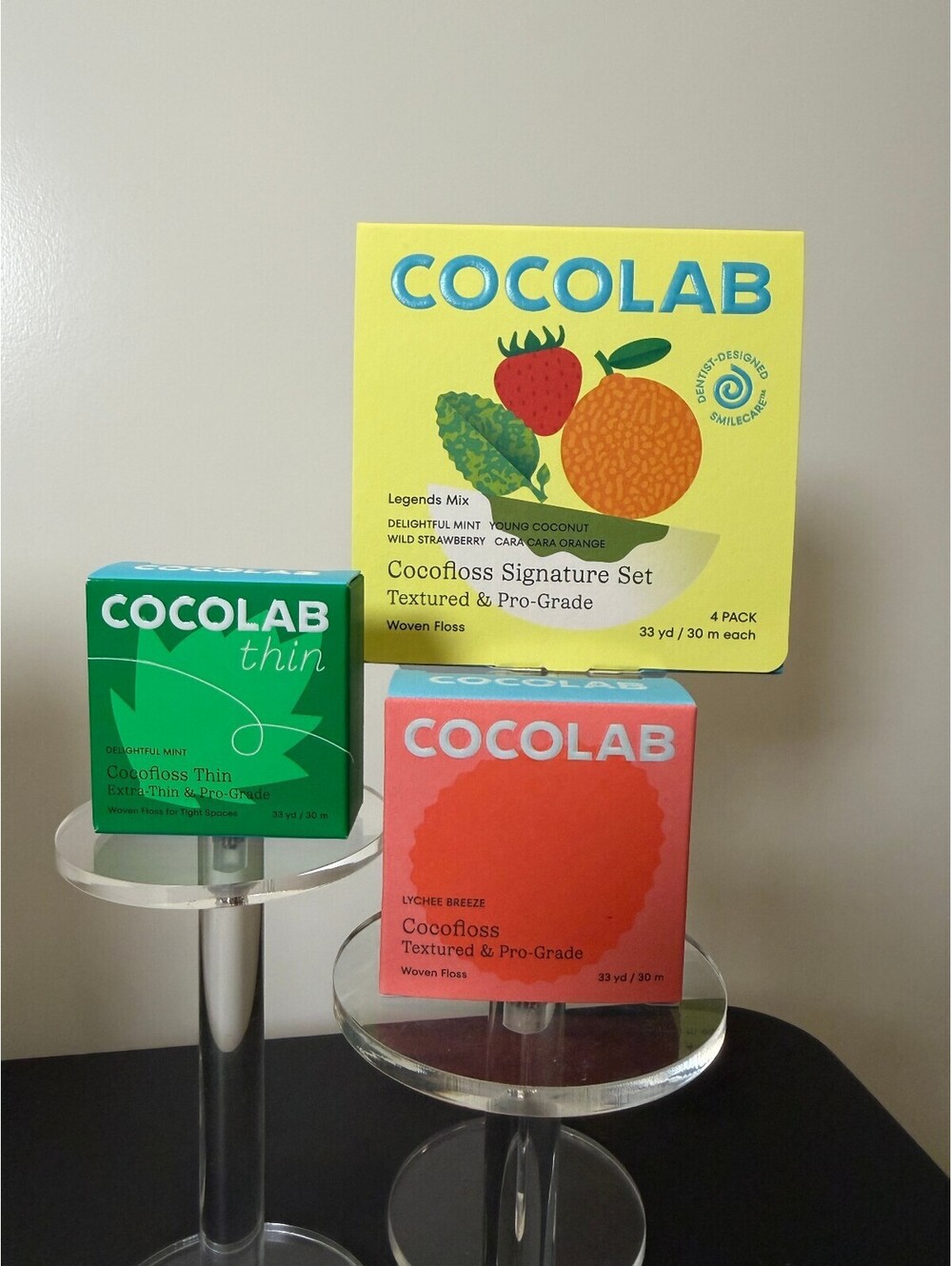 COCOLAB Cocofloss 6-Pack Dental Floss Variety Set NEW